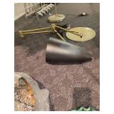 A large lot of lamps (as is) and shades (good condition).