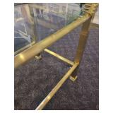 A table full of Decor / Collectible Items. Painted Ostrich Egg, Oriental T-Pots, Vases, Decor etc.