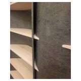 A double Sided, Double Function "Bowie" Room Divider & Bookcase by Houseworks.