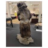 A Bronze Statue of of Ebenezer Scrooge: Candle Holder.