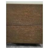 A 2 Drawer Nightstand.