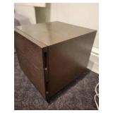 A 2 Drawer Nightstand.