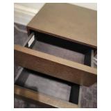 A 2 Drawer Nightstand.