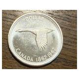 1967 Canadian Silver Dollar