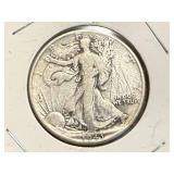 2 - 1943 Walking Liberty Half Dollars