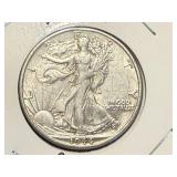 2 - 1944 Walking Liberty Half Dollars
