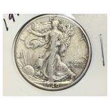 2 - 1940 Walking Liberty Half Dollars