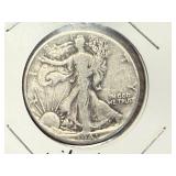 3 -  Walking Liberty Half Dollars
