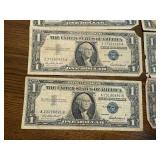 8 - One Dollar Silver Certificates