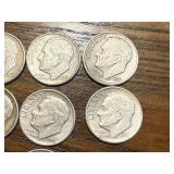 20 Silver Roosevelt Dimes