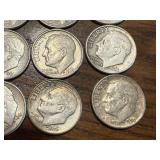 3 - Silver Mercury Dimes & 5 Silver Roosevelt Dimes