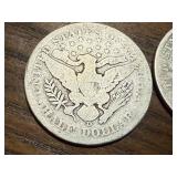 1905 & 1906 Barber Half Dollars
