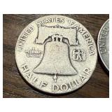 1952 & 1959 Franklin Half Dollars