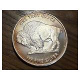 1 oz Silver Buffalo Rounds