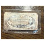 1 oz Silver Bar Patrick Mint San Francisco CA