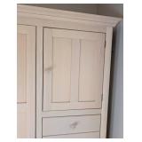 BR - Nadeau Light Wood Armoire with Double Doors and 6 Drawers