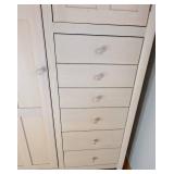 BR - Nadeau Light Wood Armoire with Double Doors and 6 Drawers