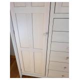 BR - Nadeau Light Wood Armoire with Double Doors and 6 Drawers