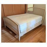 BR - Nadeau Queen Bed Frame with Slatted Headboard and Footboard