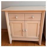 BR - Pair of Nadeau Maple Nightstands with Drawers and Cabinets