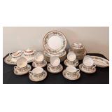 LL - Set of 12 Spode Christmas Rose Fine Bone China Dinner Plates, Serving Platters and More