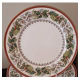 LL - Set of 12 Spode Christmas Rose Fine Bone China Dinner Plates, Serving Platters and More