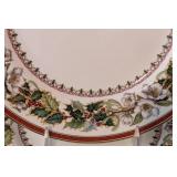 LL - Set of 12 Spode Christmas Rose Fine Bone China Dinner Plates, Serving Platters and More
