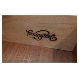 ML - Lexington Oak Desk with Drawers and Brass Hardware