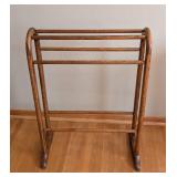 BR - Vintage Wooden Quilt Rack Stand