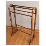 BR - Vintage Wooden Quilt Rack Stand