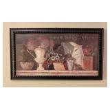 BR - Set of 4 Framed French Floral Prints Wall Art