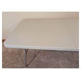 LL - Office Star 6ft x 29in White Folding Table