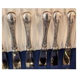 LL - Birks Queen Mary Silver Plated Flatware Set, Service for Twelve (Missing Some Spoons)