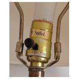 BR - Pair of Stiffel Brass Table Lamps with Shades