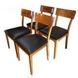K -Room and Board Bradshaw Table and Four Room and Board Doyle Dining Chairs
