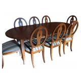 LR - Ethan Allen Country Colors Maple Dining Set