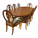 LR - Ethan Allen Country Colors Maple Dining Set