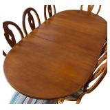LR - Ethan Allen Country Colors Maple Dining Set