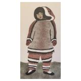 LR - "Our Clothes of Yesterday" Limited Edition Stencil / Woodcut Print by Ida Karpik