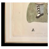 LR - "Our Clothes of Yesterday" Limited Edition Stencil / Woodcut Print by Ida Karpik