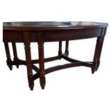 FR - Glass Top Oval Coffee Table