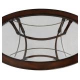 FR - Glass Top Oval Coffee Table