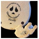 LR - Quarry Critters Parsley & Pickle Pig Figurines by Second Nature Design