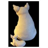 LR - Quarry Critters Parsley & Pickle Pig Figurines by Second Nature Design