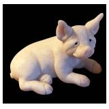 LR - Quarry Critters Parsley & Pickle Pig Figurines by Second Nature Design