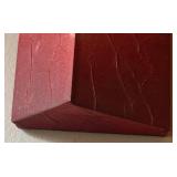 LR - Decorative Artisan Crafted Wall Pocket with Curled Stems