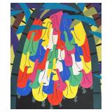 LR - Chinese Folk Art Print / Jinshan Peasant Painting Print