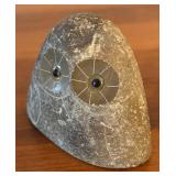 LR - Pair of Stone Owl Sculptures