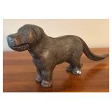 LR - Vintage Cast Iron Dog Nutcracker