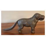 LR - Vintage Cast Iron Dog Nutcracker